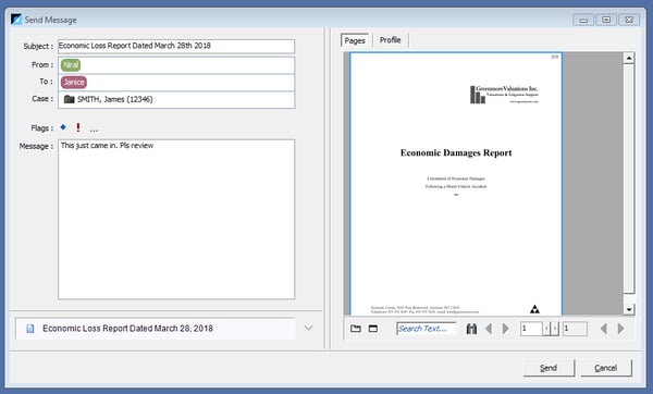 Document Intake-Messaging