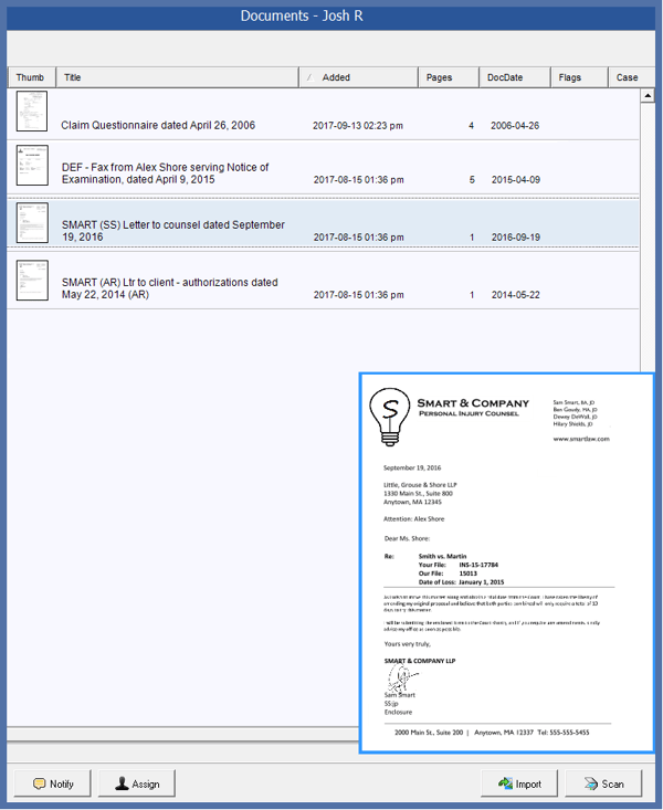 Document Intake