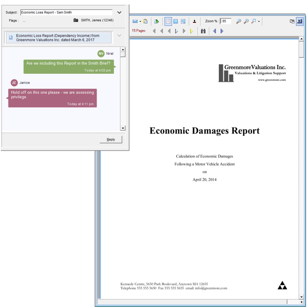 Case assembly has never been easier with intuitive document intake and case conversation tools.